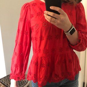 Madwell Eyelet Blouse